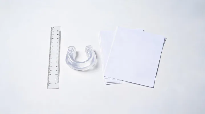 Sample measurements and approval notes